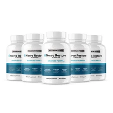 (5 Pack) Nerve Restore Advanced Formula Support Capsules (300 Capsules)