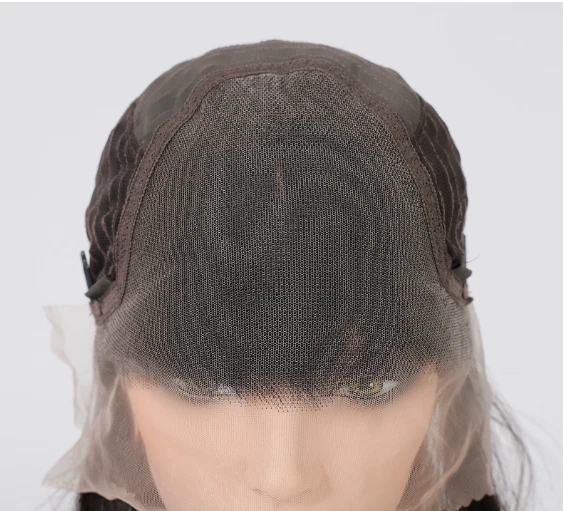 13x6 Grande Encaje Frontal Gorra Bob Peinado Cabello Humano Mezcla Calor Ok Pelucas Mujeres Suave Foto 4 de 4