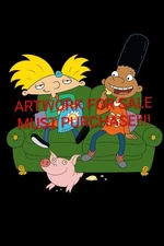 Hey Arnold RARE Nickelodeon Style Guide DIGITAL ART IMAGE FOR PURCHASE