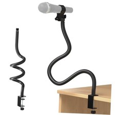 Microphone Stand,50 cm Long Flexible Gooseneck Arm Desktop Clamp