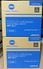 Set of 2 Genuine Konica Minolta A0X5132 / TNP22K Black Toners for bizhub C35