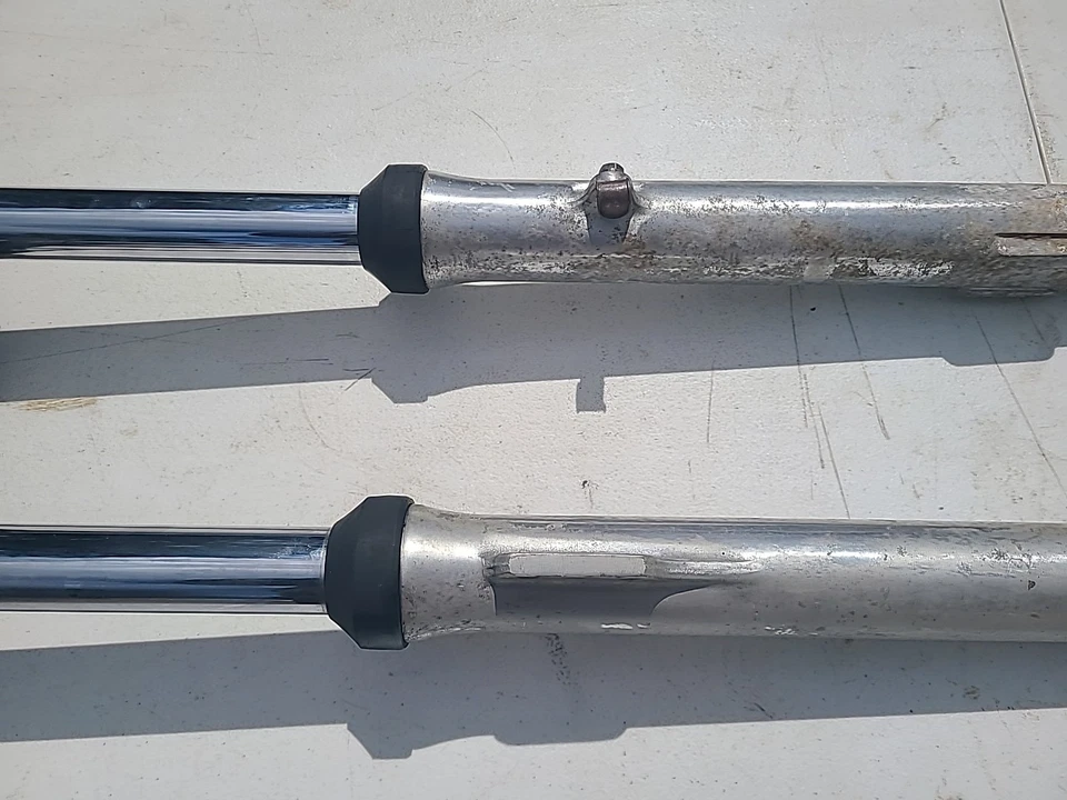 Honda Elsinore MR250 CR250 1975 montaje horquilla delantera amortiguadores árbol Foto 4 de 4