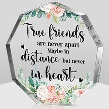 Friendship Gift for Women Girls Birthday Going Away Gifts Best Watercolor Rose