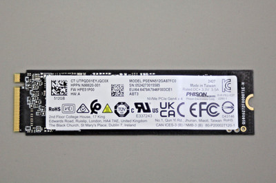 Phison 512GB M.2 2280 NVMe SSD PSENN512GA87FC0 N98620-001 Open Box
