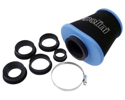 Luftfilter Pilz Polini Big Evolution 28-55mm gerade schwarz-blau