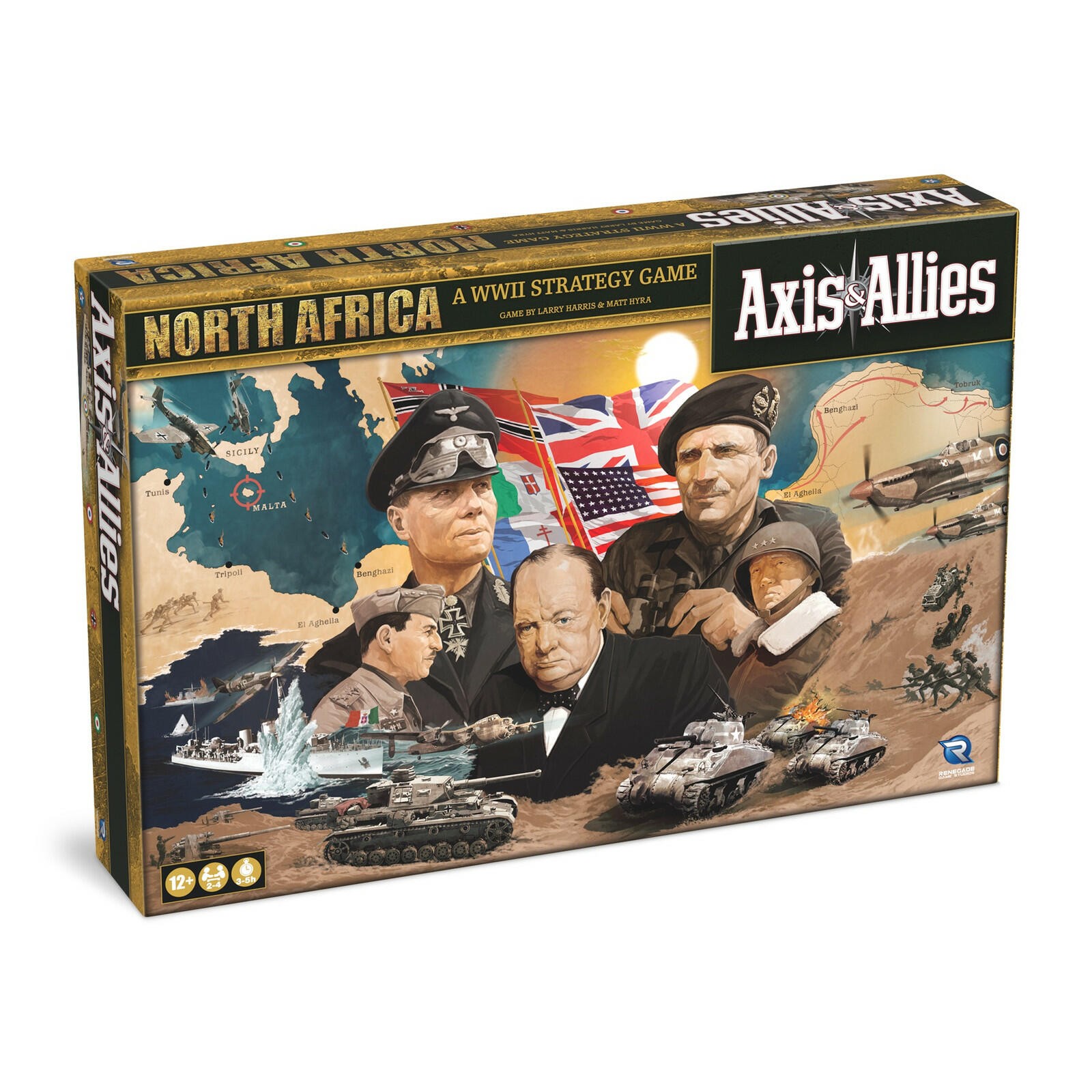 Axis & Allies: North Africa A WWII Strategy Board Game