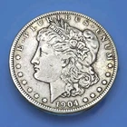 1904 Morgan Silver Dollar $1 Business Strike 0.9 Fineness Philadelphia KM#110