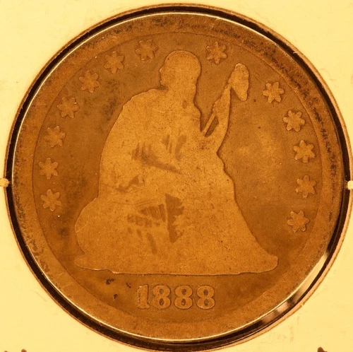 1888-S Seated Liberty Quarter — photo from the most recent tracked eBay sale