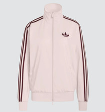 Adidas Women Firebird Loose Track Top Jacket Sand Pink Maroon KT4606
