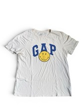 Vintage Gap Smiley Graphic Tee Size Medium Made In USA