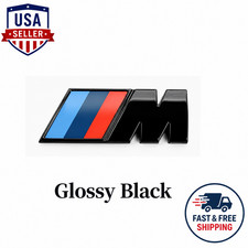 M Performance Sport Badge 3d Emblem Replacement Sticker Bmw Logo Trunk Fender