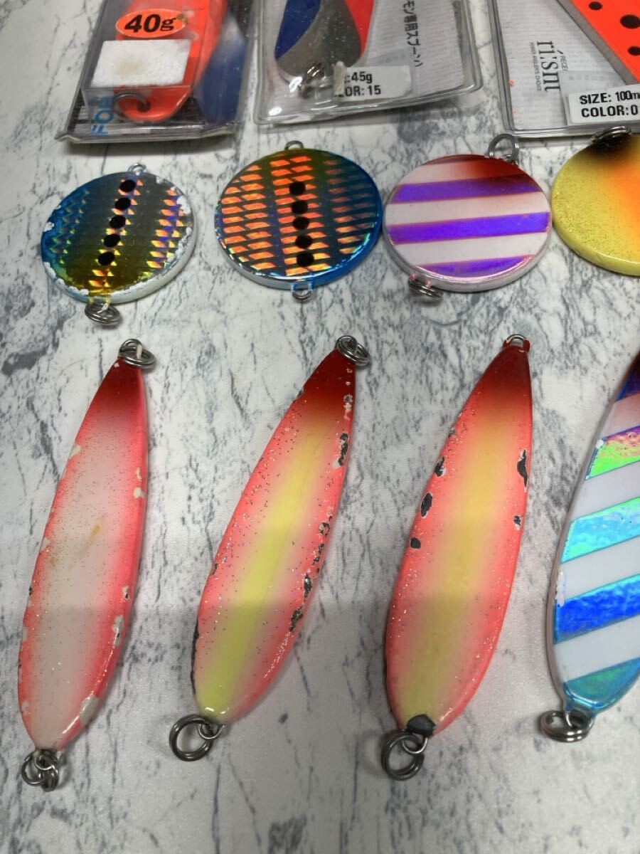 arious set of salmon spoons, Jackson, Salmon Baron, Akiaji, floating lure, - Image 5