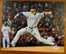 2016 Jon Lester Autographed 8 X 10 Photo Chicago Cubs World Series! PSA/DNA!
