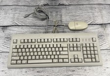 Vintage Apple Design Keyboard M2980 And Desktop Mouse M2706 Untested 