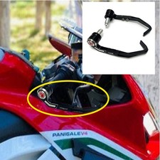 Pair Brake Clutch Levers Guard Handguards For Ducati V4 V4S V4R V4RS black