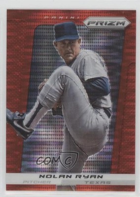 2013 Panini Prizm Target Red Pulsar Prizm Nolan Ryan #196 HOF e8a