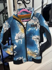 Molo Cloudy Astronaut Coat Kids 128