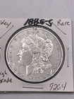 1885 S Morgan Silver Dollar AU/UNC Better Date-nice Coin