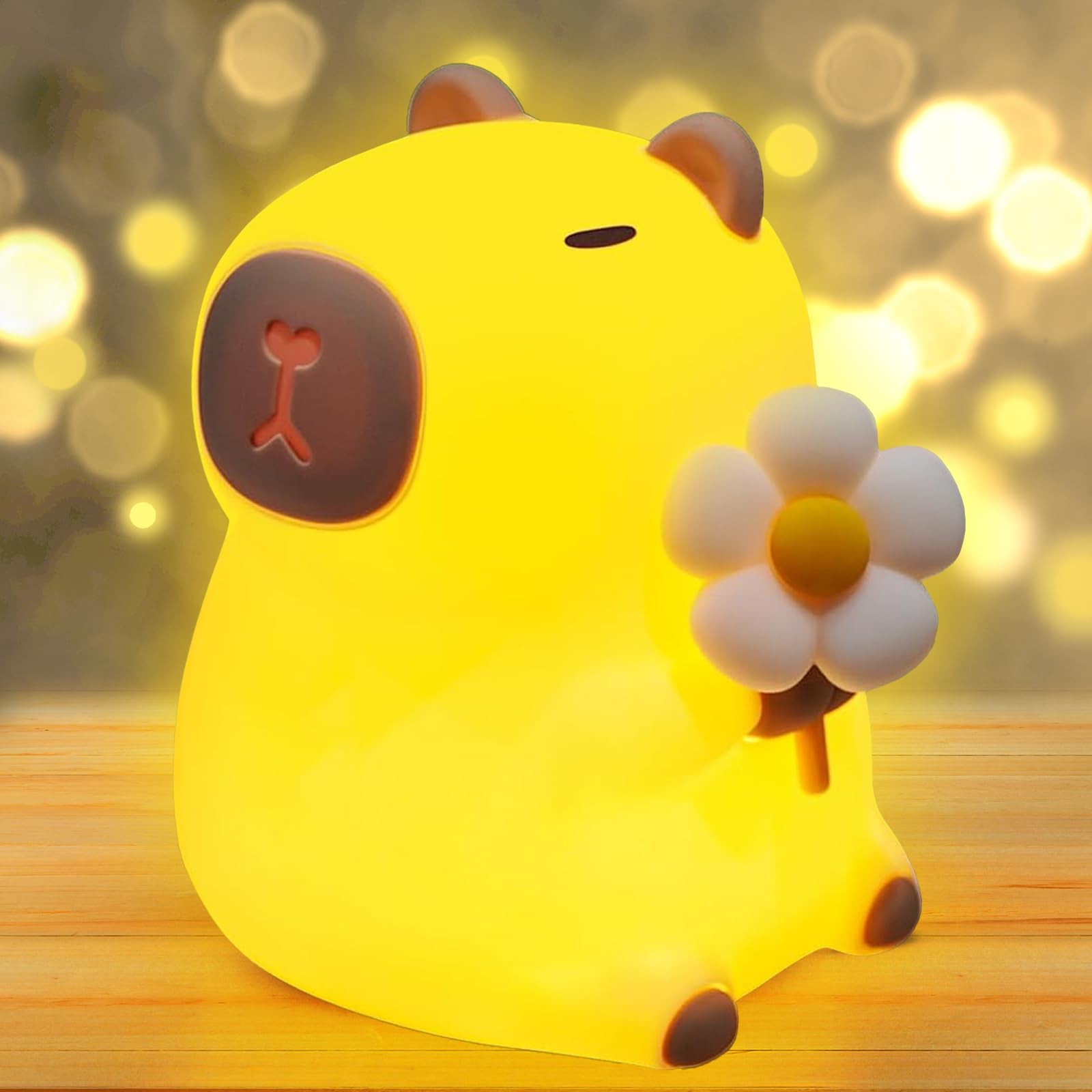 Capybara veilleuse enfants rechargeable touch control lampe de chevet