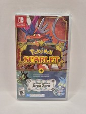 Nintendo Switch Pokémon Scarlet + Hidden Treasure Of Area Zero Brand New