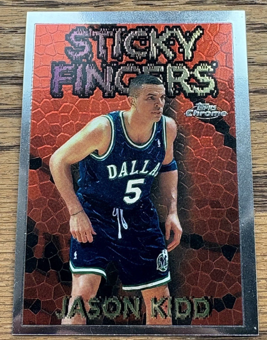 1996 Topps Season's Best Sticky Fingers #SB19 Jason Kidd