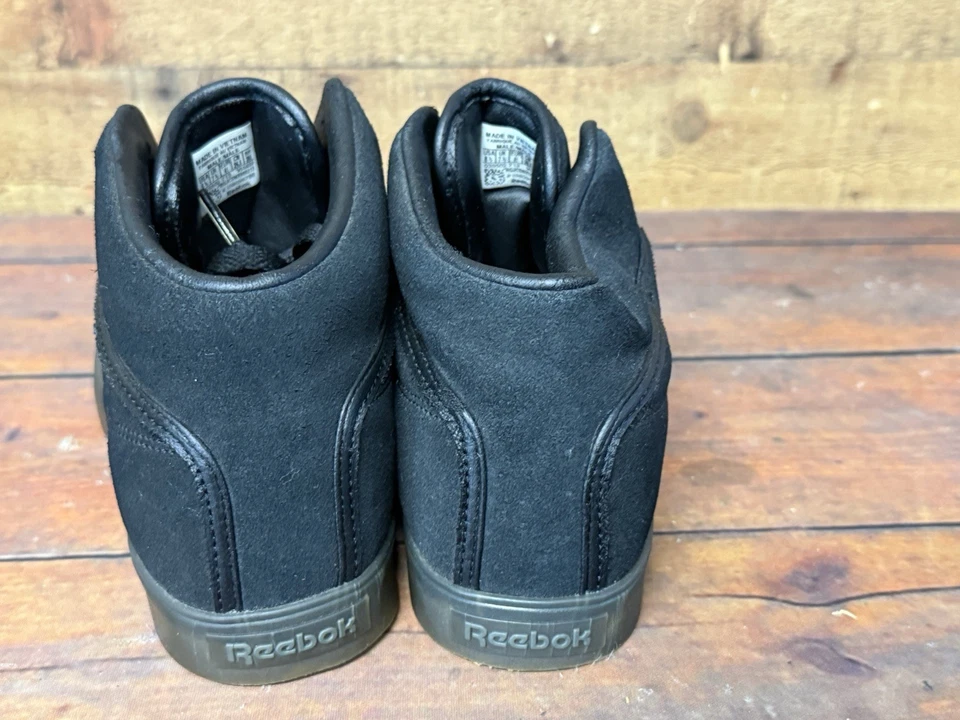 Zapatillas deportivas Reebok T-Raww negras de gamuza talla 8,5 retro de caña alta con suela de goma para hombre Foto 4 de 4