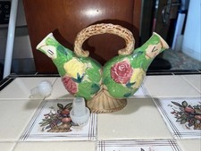 Vintage Cruet Oil & Vinegar Double Necked Dis...
