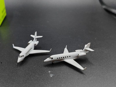 1/400 Gulfstream G200 Business Jet Diecast Model Airplane 2-Pack Display Gift