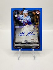 2026 Bowman HUNTER GOODMAN Rookie & Veteran Retail Auto Blue SP /150 #PRV-HG !!!