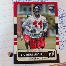 Panini 2015 Donruss Football Rookie Vic Beasley Jr. #188 Atlanta Falcons