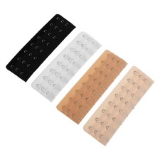 4 Pcs Adjustable Bra Hook Extension Buckles For Corset Back Closure