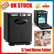 5L Hot Towel Warmer Cabinet UV Sterilizer Box Facial Beauty Salon Equipment UK