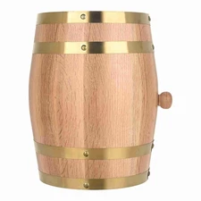 Vintage Wood Oak Wine Barrel for Whiskey - Vintage Oak Barrel