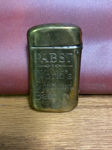 Pabst Beer Match Safe Old 1890s Match Holder Milwaukee Wi