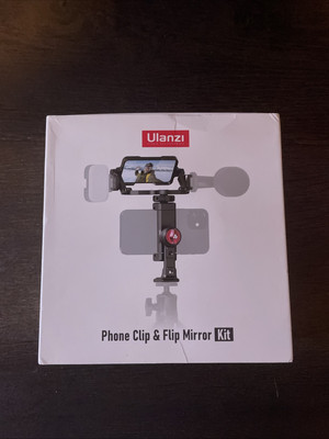 ULANZI Selfie Phone Clip & Mirror Kit for Smart Phone, New