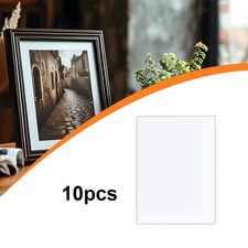 10x Clear Acrylic Sheets Plexiglass Sheets for Photo Frame Tabletop Painting