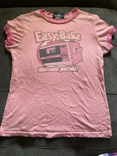 size small pink Junk Food branded shirt, good condition. defects in caption