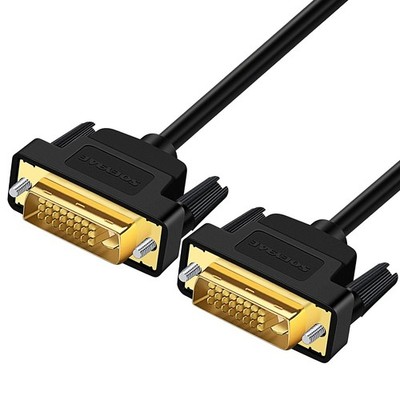 DVI-D Digital Video Cable 15ft Male to Male Supports 1920x1200 Resolution