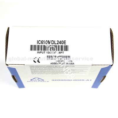 NEW GE FANUC INPUT MODULE IC693MDL240E FedEx or DHL or UPS
