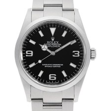 ROLEX Explorer I 114270 black M Number second hand mens