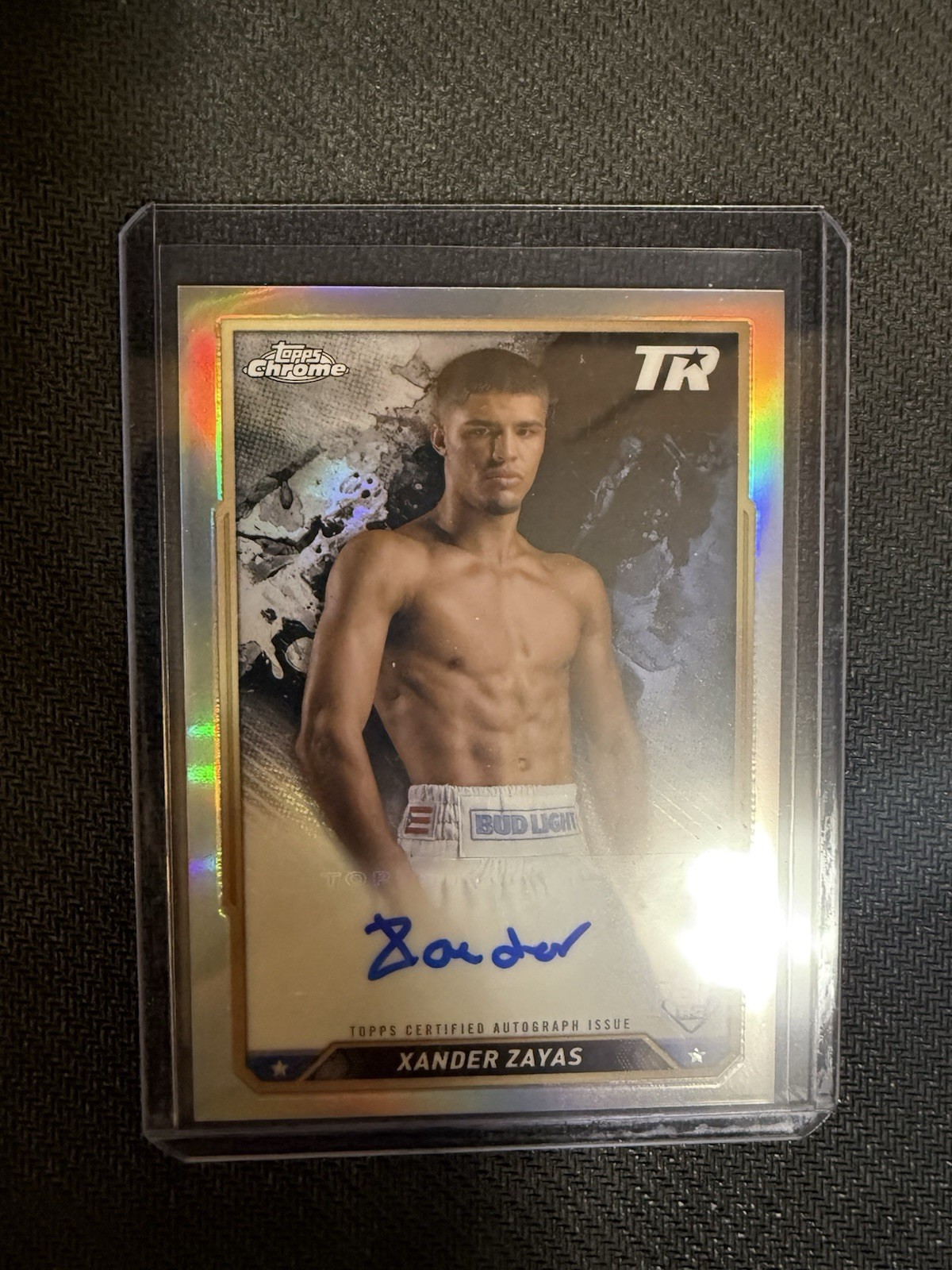 2024 Topps Chrome Boxing Xander Zayas RC Auto #CBA-XZS