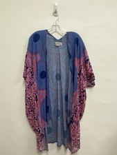 Size OSFA Blue Navy/Pink Floral Ladies Kimono