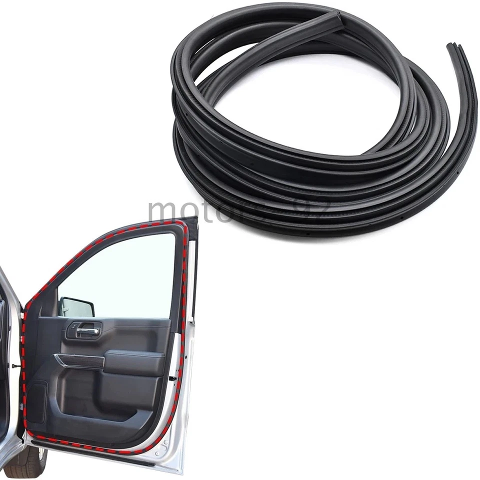 New Front Door Seal Weatherstrip Set L&R / For 99-06 Silverado Sierra Std & Crew - Imagem 2 de 4
