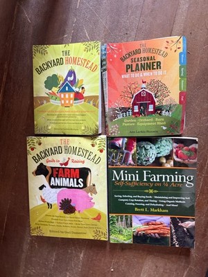 Set Of 4 Mini Farm Homestead Guide Planner Books 