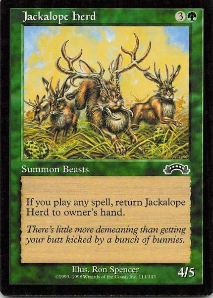 Jackalope Herd 111/143 Exodus Rare LP MTG
