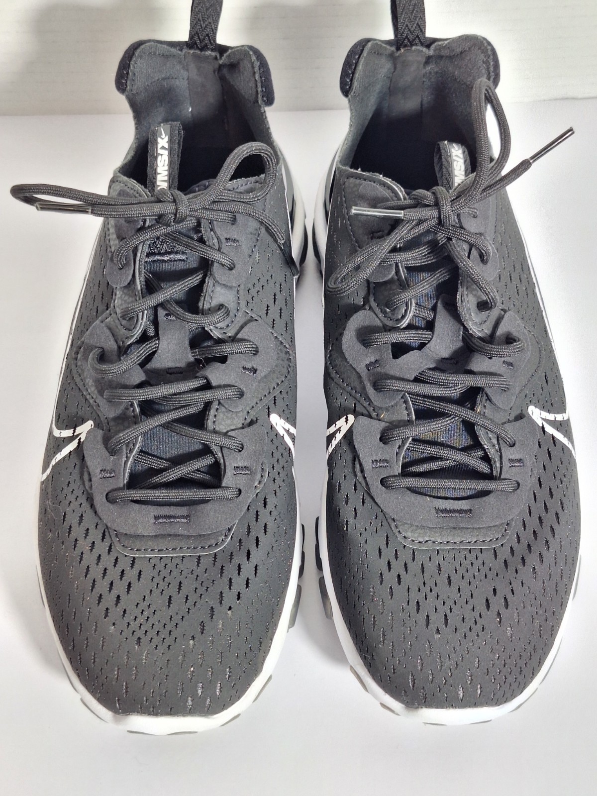 Nike React Vision Black White Running Sneakers Me… - image 9