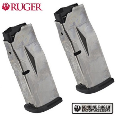 Ruger MAX-9 9mm 10 Round MAGAZINES Flush + Extended Floorplates 90714 FAST SHIP