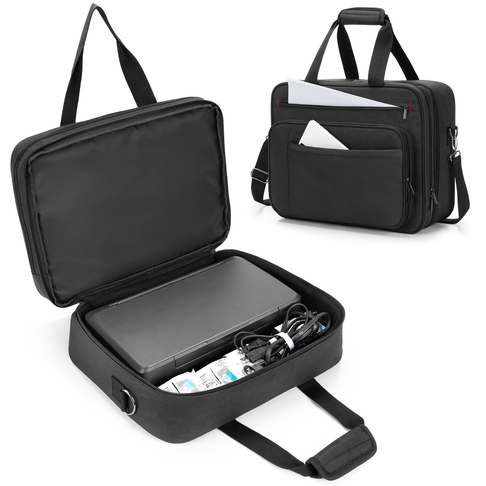 Double-layer Portable Mobile Printer Storage Bag … - image 1