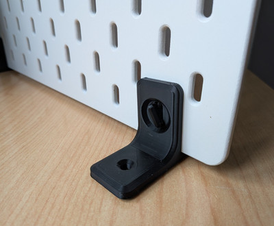 Paar IKEA Skadis Lochwandfüße Drehverschluss ultra stabil freistehender Halter Sockel