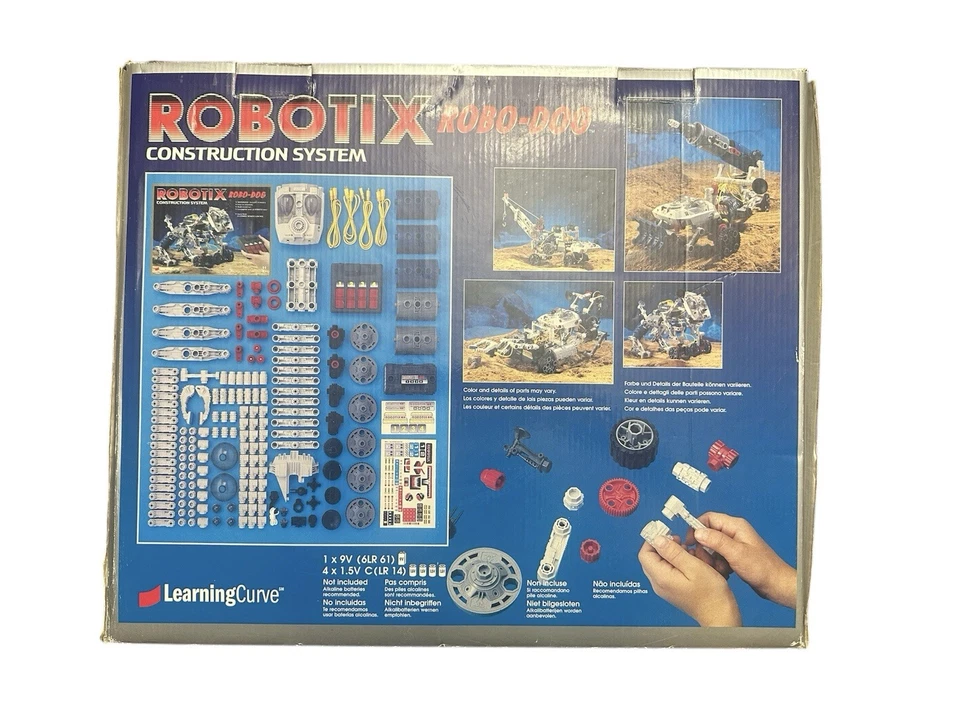 RARE Vintage 1997 Milton Bradley Learning Curve Robotix Robo Dog Robotic Toy CIB - Image 2 of 4